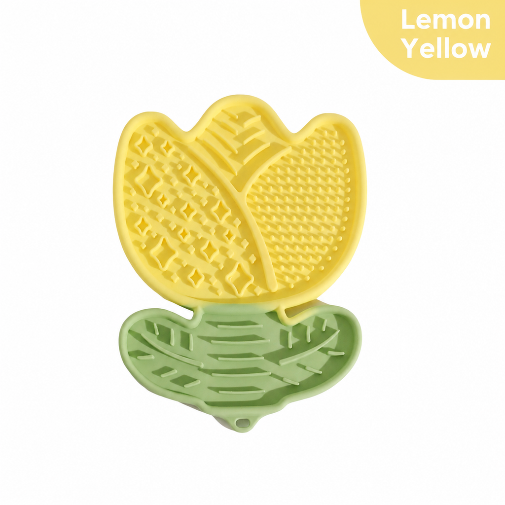 LickiLeaf ™   Slow Feeder Lick Mat for Dogs & Cats