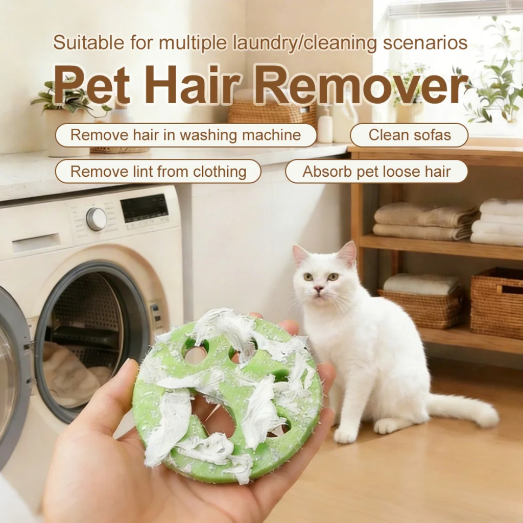 Reusable Self-cleaning Non-toxic Eco-Friendly Silicone Pet Hair Remover