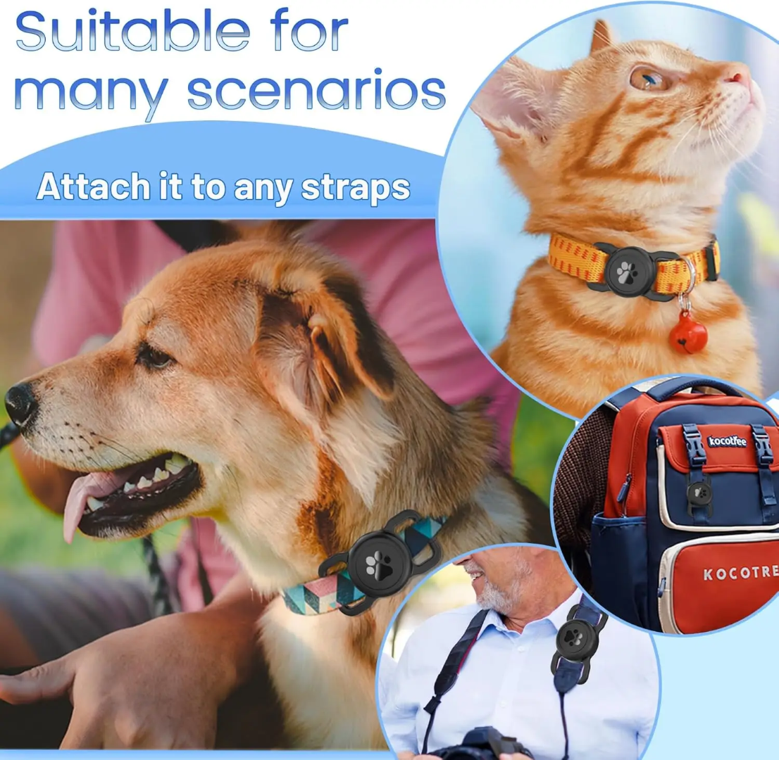 Pet Silicone Waterproof Case for Airtag