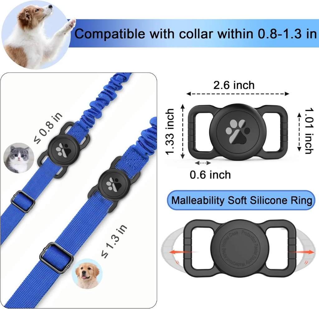 Pet Silicone Waterproof Case for Airtag