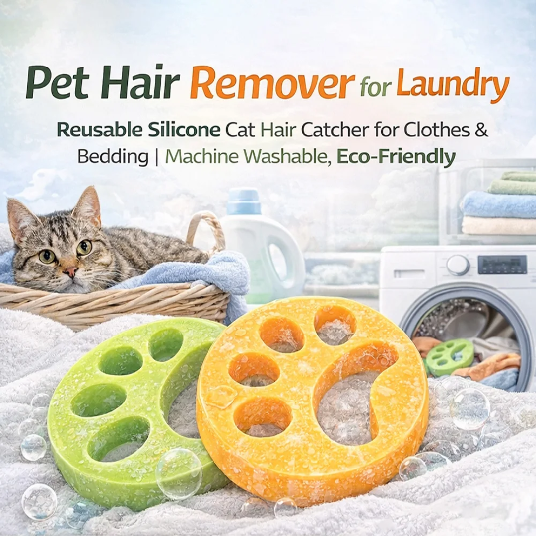 Reusable Self-cleaning Non-toxic Eco-Friendly Silicone Pet Hair Remover