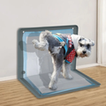 Silicone Wall-mounted Pee Pad Holder Indoor Potty Tray for Puppy Dogs Potty Training Non-Slip Dog Potty Tray with Pee Wall
